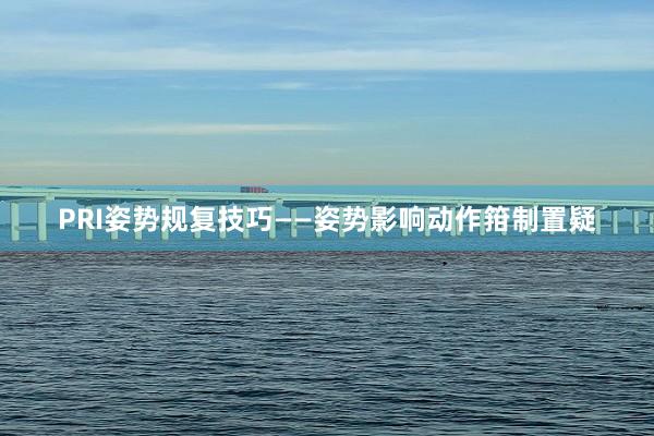 PRI姿势规复技巧——姿势影响动作箝制置疑